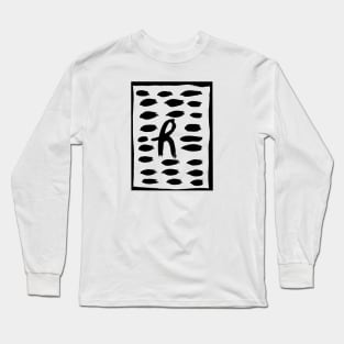 The painting of the letter h Long Sleeve T-Shirt